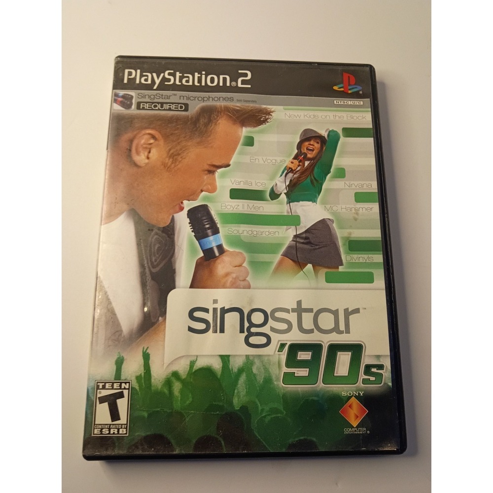 Singstar 90s PS2 Video Game Playstation 2 Sony